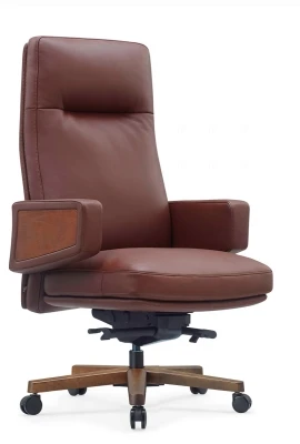 Кресло для руководителя Riva Design Рафаэль / Rafael A2119 коричневая кожа