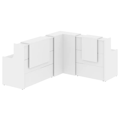 Onix/Оникс Ресепшн O.R-K-32 Белый бриллиант 2600*2200*1187