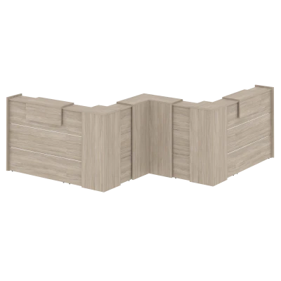 Onix/Оникс Ресепшн O.R-K-35 Дуб аттик 3139*3139*1187