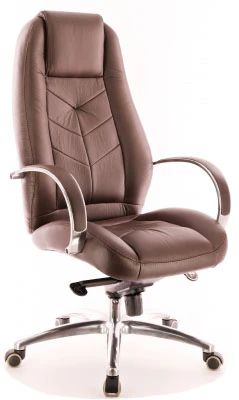 Кресло для руководителя Everprof Дрифт Full AL M / Drift Full AL M EP-drift al leather brown коричневая кожа