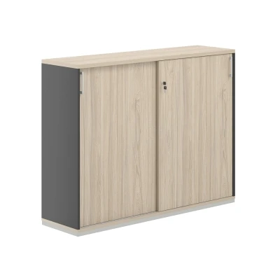 Шкаф-купе 3 ур. 1438х400х1111/ AG.245.AN.AR.AR/ корпус:антрацит, топ-дно:ак.равелло, фасады:ак.равелло