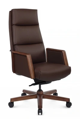 Кресло для руководителя Riva Design Франко / Franco  A2415-1 коричневая кожа